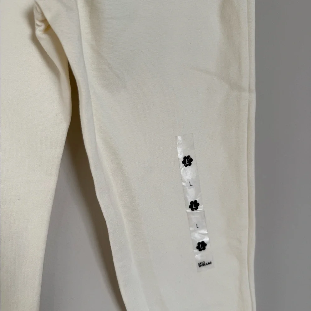 Epic Threads Cream Pull On Jeggings Size L NWT